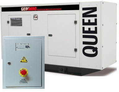 GENMAC Queen G130IS в кожухе с АВР