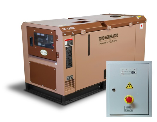 TOYO TG-40TBS в кожухе с АВР